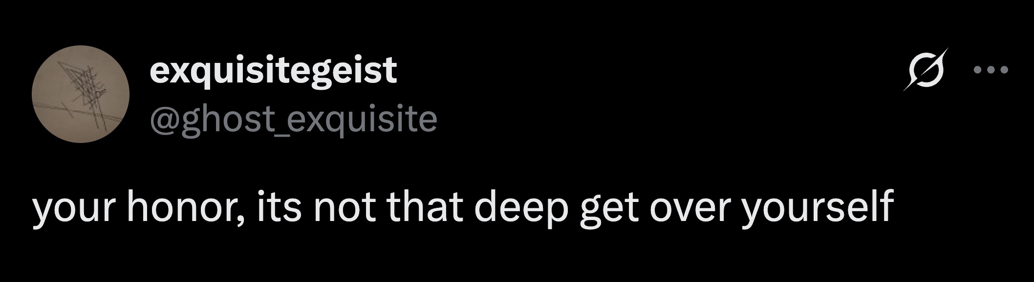 Ladies and gentlemen of the jury, just let it go